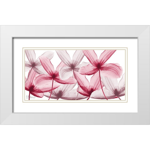 Bright Established Continuation White Modern Wood Framed Art Print with Double Matting by Koetsier, Albert