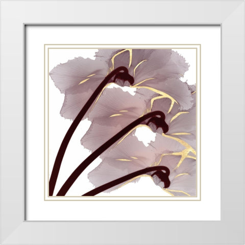 Luscious Bouquet 1 White Modern Wood Framed Art Print with Double Matting by Koetsier, Albert