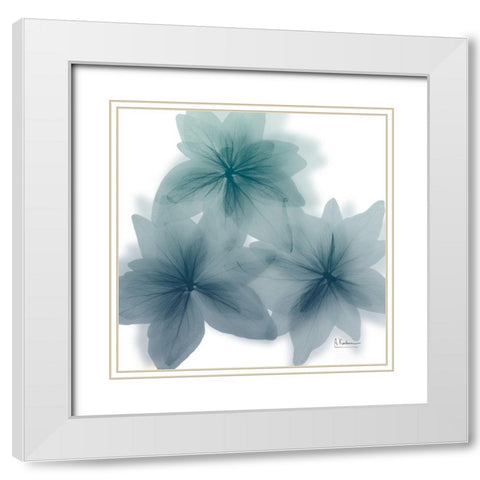 Nebulous Flora 1 White Modern Wood Framed Art Print with Double Matting by Koetsier, Albert