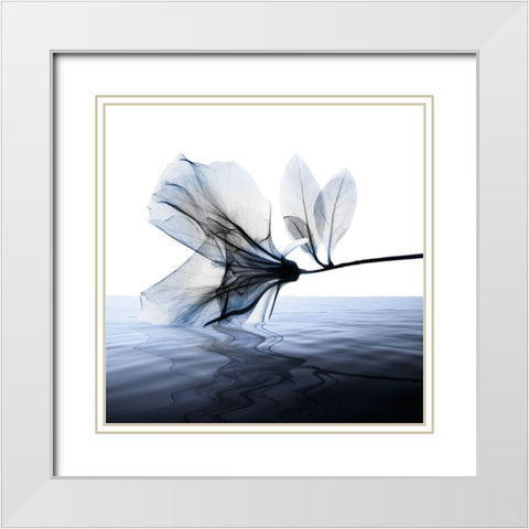 Ocean Scent 1 White Modern Wood Framed Art Print with Double Matting by Koetsier, Albert