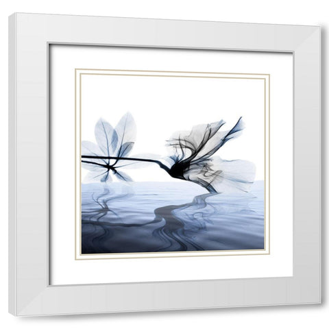 Ocean Scent 2 White Modern Wood Framed Art Print with Double Matting by Koetsier, Albert