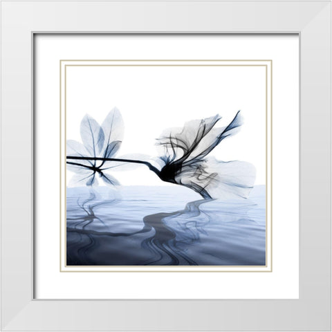 Ocean Scent 2 White Modern Wood Framed Art Print with Double Matting by Koetsier, Albert