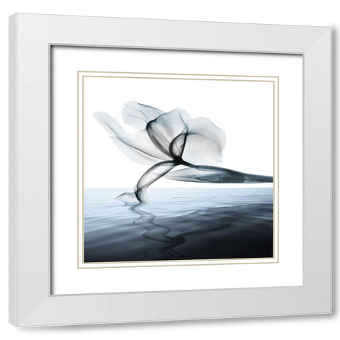 Sea Salt Scent 1 White Modern Wood Framed Art Print with Double Matting by Koetsier, Albert