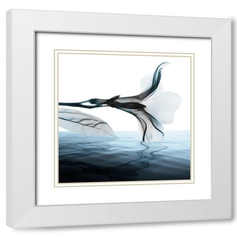 Sea Salt Scent 2 White Modern Wood Framed Art Print with Double Matting by Koetsier, Albert