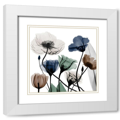 Neutral Grouping 1 White Modern Wood Framed Art Print with Double Matting by Koetsier, Albert