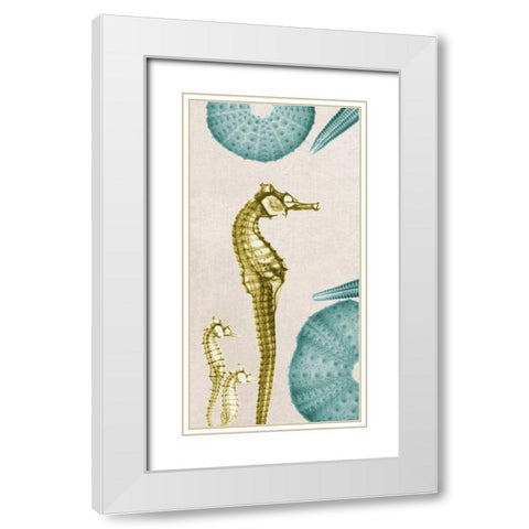 under The Sea 4 White Modern Wood Framed Art Print with Double Matting by Koetsier, Albert