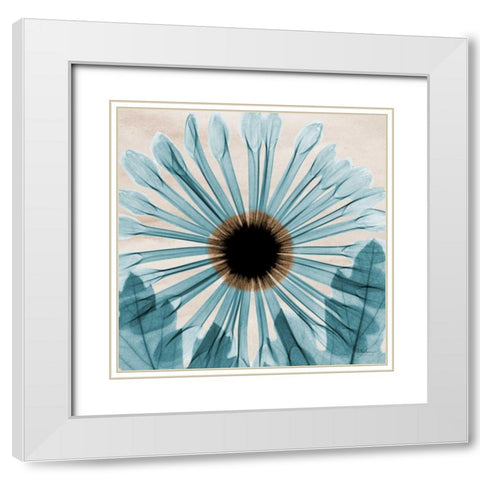 Dream in Blue White Modern Wood Framed Art Print with Double Matting by Koetsier, Albert