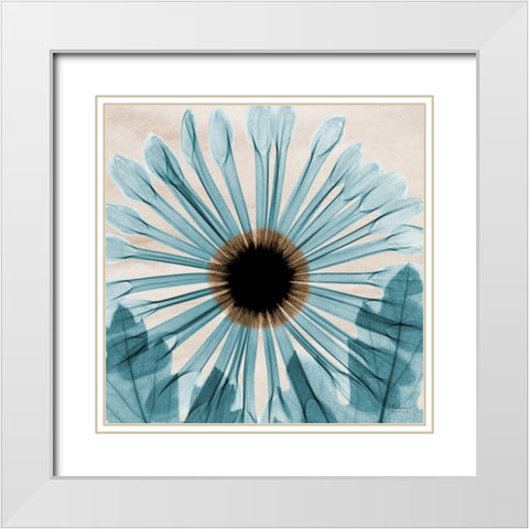 Dream in Blue White Modern Wood Framed Art Print with Double Matting by Koetsier, Albert