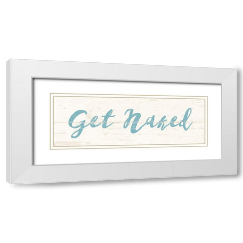 Restful Bath 2 White Modern Wood Framed Art Print with Double Matting by Vidal, Alicia