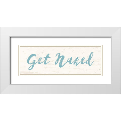 Restful Bath 2 White Modern Wood Framed Art Print with Double Matting by Vidal, Alicia