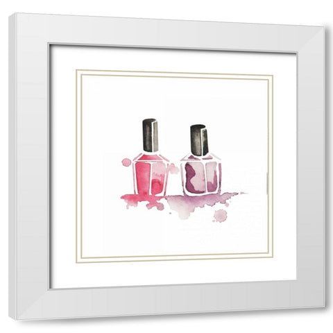 Make Me Gorgeous 2 White Modern Wood Framed Art Print with Double Matting by Zyburt, Alicia