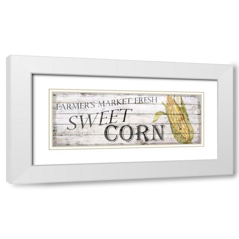 Farm Fresh Vegetables 1 White Modern Wood Framed Art Print with Double Matting by Bailey, Ann