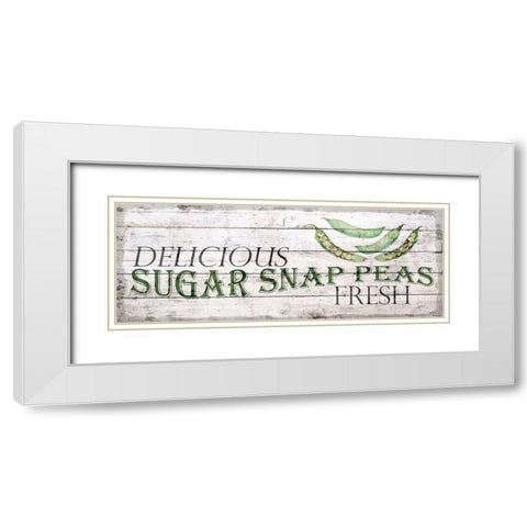 Farm Fresh Vegetables 3 White Modern Wood Framed Art Print with Double Matting by Bailey, Ann