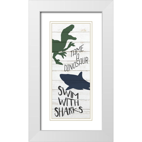 To Do 1 White Modern Wood Framed Art Print with Double Matting by Bailey, Ann