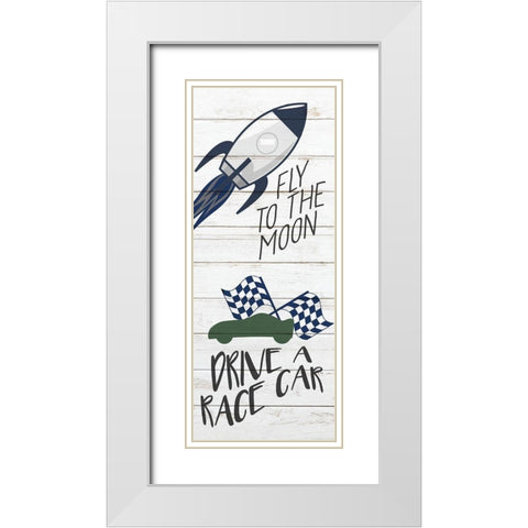 To Do 2 White Modern Wood Framed Art Print with Double Matting by Bailey, Ann