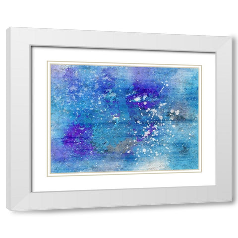 Purple Hue White Modern Wood Framed Art Print with Double Matting by Bailey, Ann