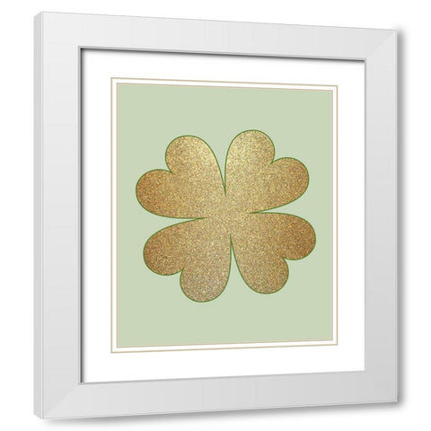 Lucky 1 White Modern Wood Framed Art Print with Double Matting by Bailey, Ann