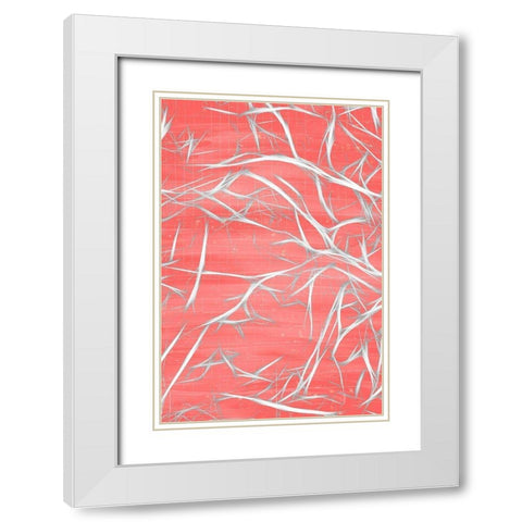Nerves 1 White Modern Wood Framed Art Print with Double Matting by Bailey, Ann
