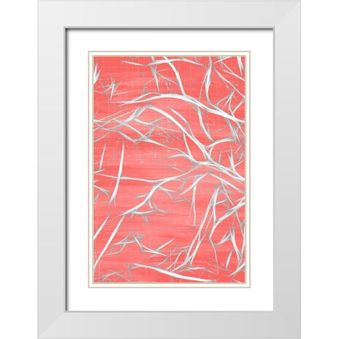 Nerves 1 White Modern Wood Framed Art Print with Double Matting by Bailey, Ann