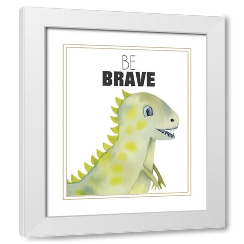 Stand Tall 2 White Modern Wood Framed Art Print with Double Matting by Bailey, Ann