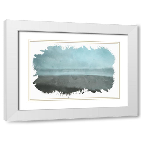 Dusky Beach White Modern Wood Framed Art Print with Double Matting by Bailey, Ann