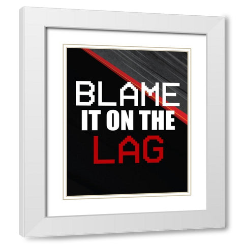 Gamer 3 White Modern Wood Framed Art Print with Double Matting by Bailey, Ann