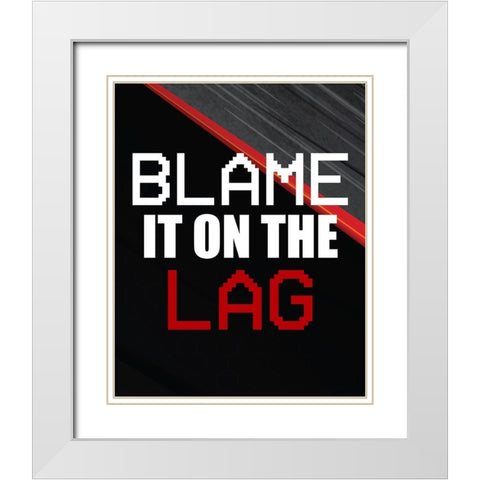 Gamer 3 White Modern Wood Framed Art Print with Double Matting by Bailey, Ann