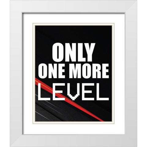 Gamer 4 White Modern Wood Framed Art Print with Double Matting by Bailey, Ann