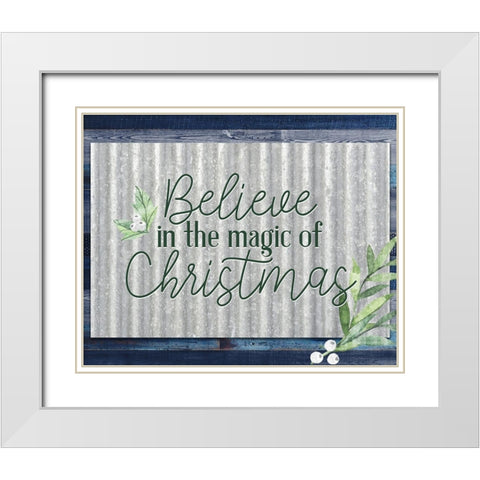 Magic Of White Modern Wood Framed Art Print with Double Matting by Bailey, Ann