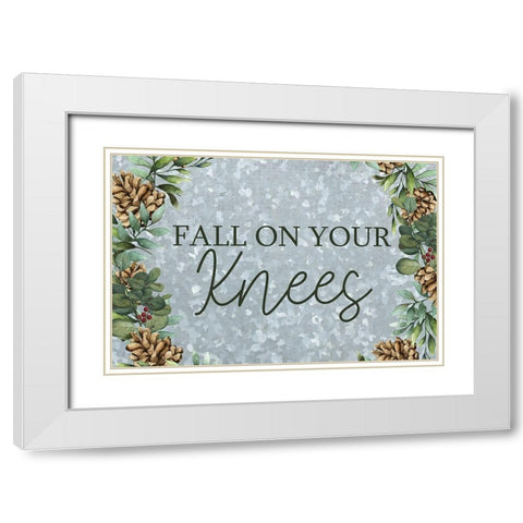 Fall White Modern Wood Framed Art Print with Double Matting by Bailey, Ann