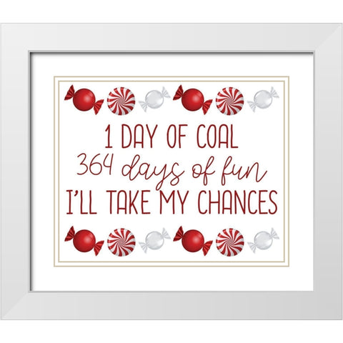 One Day White Modern Wood Framed Art Print with Double Matting by Bailey, Ann