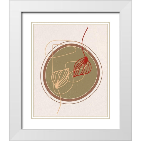 Rock 2 White Modern Wood Framed Art Print with Double Matting by Bailey, Ann