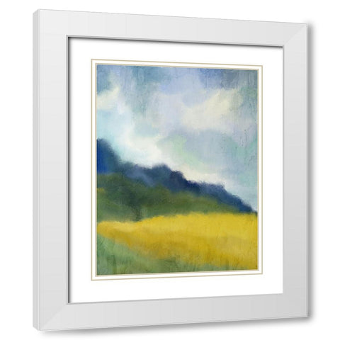 In the Hills White Modern Wood Framed Art Print with Double Matting by Bailey, Ann