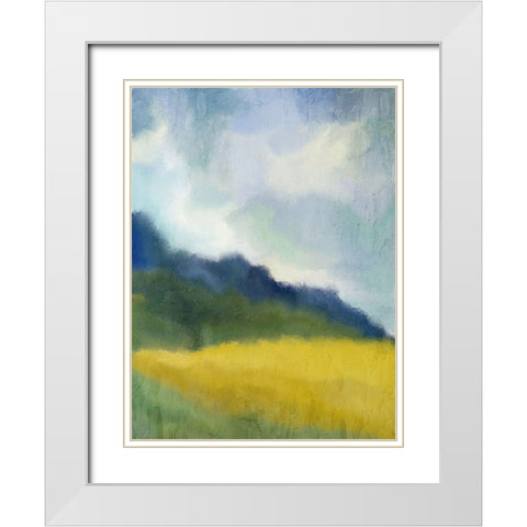 In the Hills White Modern Wood Framed Art Print with Double Matting by Bailey, Ann