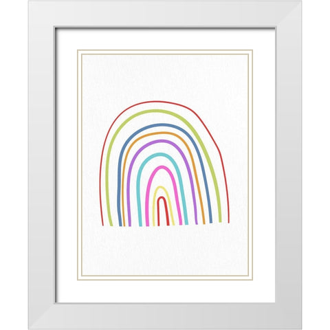 I Am Smart 1 White Modern Wood Framed Art Print with Double Matting by Bailey, Ann