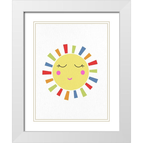 I Am Smart 3 White Modern Wood Framed Art Print with Double Matting by Bailey, Ann