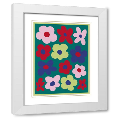 Be Good 3 White Modern Wood Framed Art Print with Double Matting by Bailey, Ann