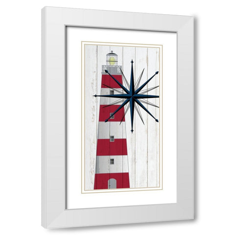Sail Away 1 White Modern Wood Framed Art Print with Double Matting by Bailey, Ann