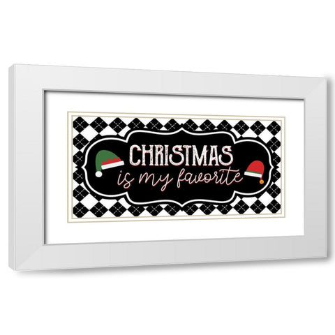 Favorite White Modern Wood Framed Art Print with Double Matting by Bailey, Ann