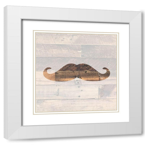 Manly Men 1 White Modern Wood Framed Art Print with Double Matting by Bailey, Ann