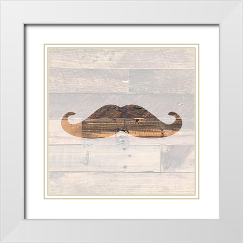 Manly Men 1 White Modern Wood Framed Art Print with Double Matting by Bailey, Ann