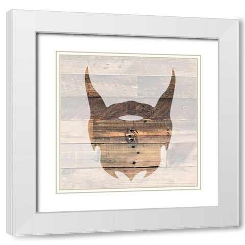 Manly Men 2 White Modern Wood Framed Art Print with Double Matting by Bailey, Ann