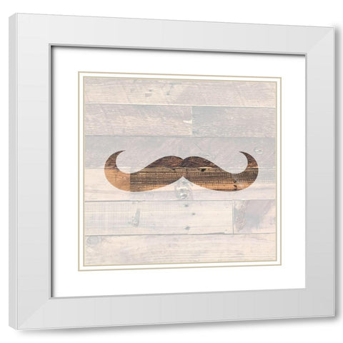 Manly Men 3 White Modern Wood Framed Art Print with Double Matting by Bailey, Ann