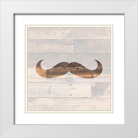 Manly Men 3 White Modern Wood Framed Art Print with Double Matting by Bailey, Ann