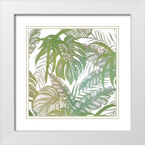 Aloha 3 White Modern Wood Framed Art Print with Double Matting by Bailey, Ann