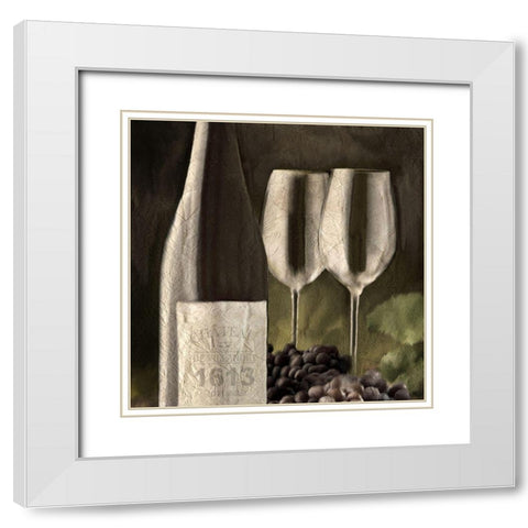 For Two White Modern Wood Framed Art Print with Double Matting by Bailey, Ann