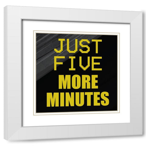 Gamer V2 White Modern Wood Framed Art Print with Double Matting by Bailey, Ann