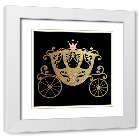 Little Princess 3 White Modern Wood Framed Art Print with Double Matting by Bailey, Ann