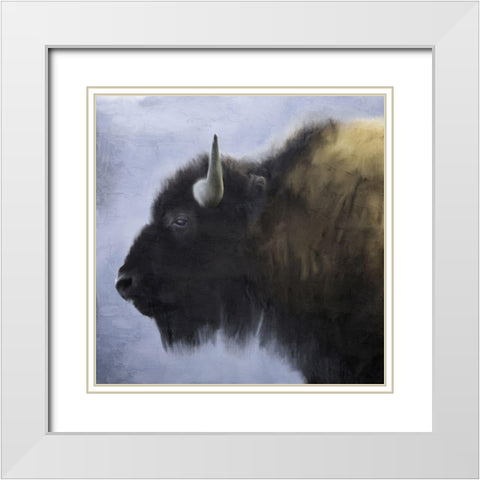 King White Modern Wood Framed Art Print with Double Matting by Bailey, Ann