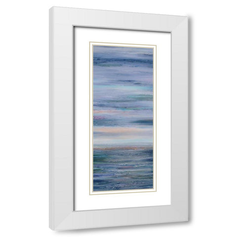 Looking Glass 2 White Modern Wood Framed Art Print with Double Matting by Bilotta, Barbara